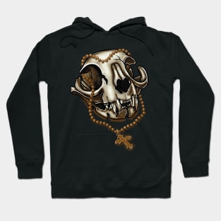 Skull and crucifix Hoodie